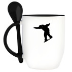 Кружка с ложкой