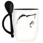 Кружка с ложкой