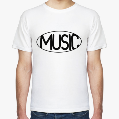 Футболка с принтом Музыка