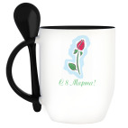 Кружка с ложкой