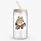 Банка с бамбуковой крышкой