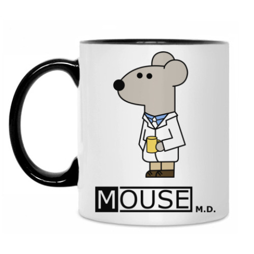 Кружка с принтом  Mouse M.D.