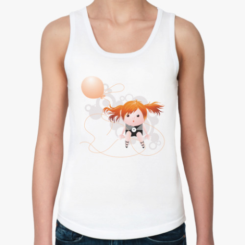 Женская майка с принтом GIRL