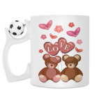 Кружка с футбольным мячиком