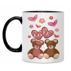 Кружка двухцветная