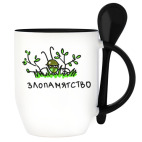 Кружка с ложкой