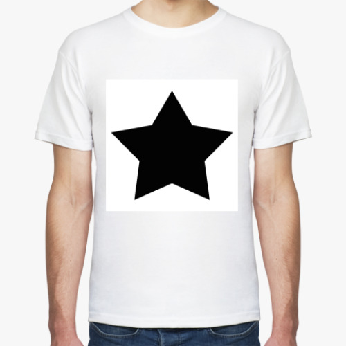 Футболка с принтом STAR