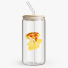 Банка с бамбуковой крышкой