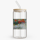 Банка с бамбуковой крышкой