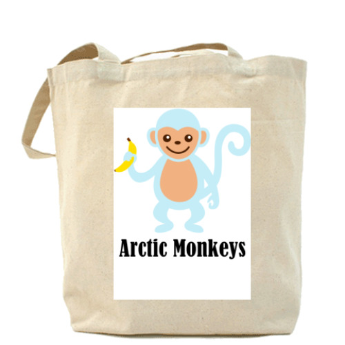 Сумка шоппер с принтом Ice Monkey