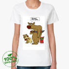 Женская футболка органик