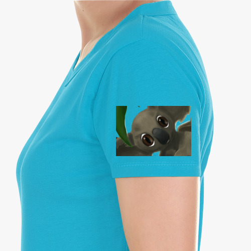 Женская футболка с принтом Коалы