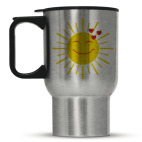 Кружка-термос металлик Солнышко