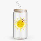 Банка с бамбуковой крышкой