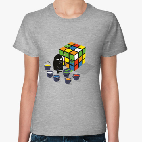 Женская футболка с принтом Кубик Рубика | Rubiks Cube