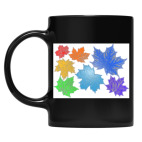 Кружка цветная UV-DTF