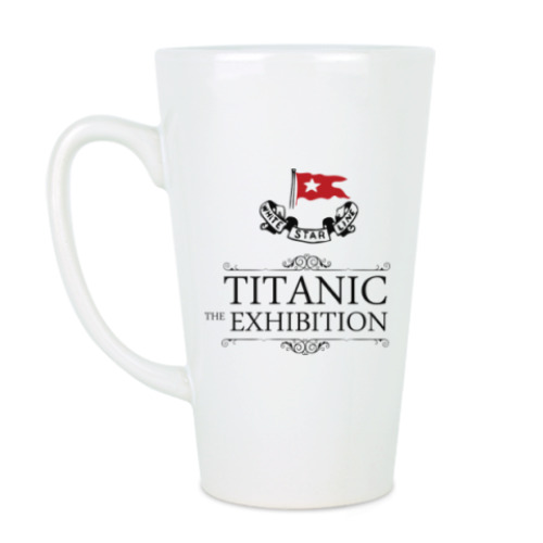 Чашка Латте с принтом Titanic-Exhibition