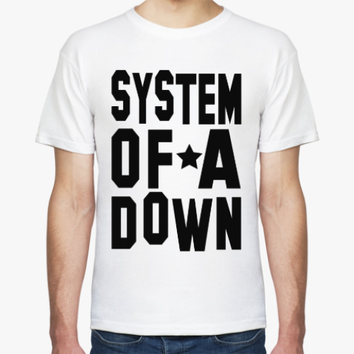 Футболка с принтом System of a Down