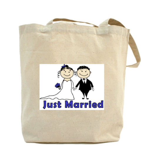 Сумка шоппер с принтом JM