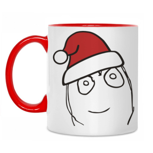 Кружка с принтом Хитрый fffuuu