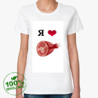 Женская футболка органик