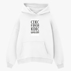 Толстовка худи оверсайз