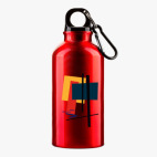 Металлическая бутылка 400 мл UV-DTF