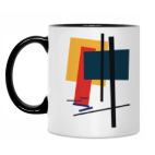 Кружка двухцветная