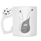 Кружка с футбольным мячиком