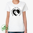 Женская футболка органик