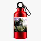 Металлическая бутылка 400 мл UV-DTF