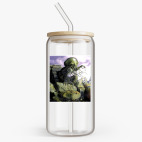 Банка с бамбуковой крышкой