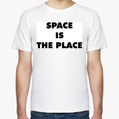 Футболка с принтом SPACE IS THE PLACE