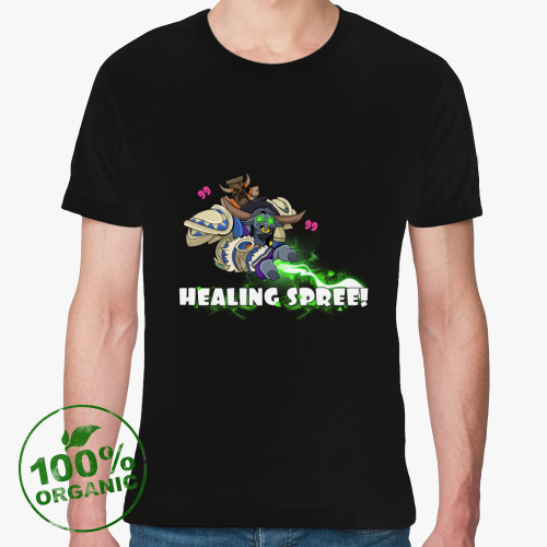 Футболка из органик-хлопка с принтом Umbralumen Таурен Шаман Б