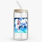 Банка с бамбуковой крышкой