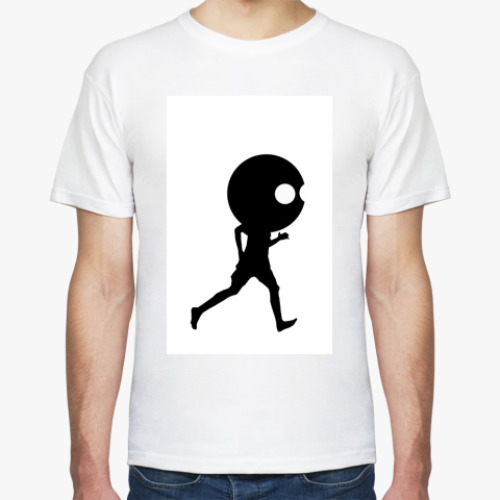 Футболка с принтом big running head