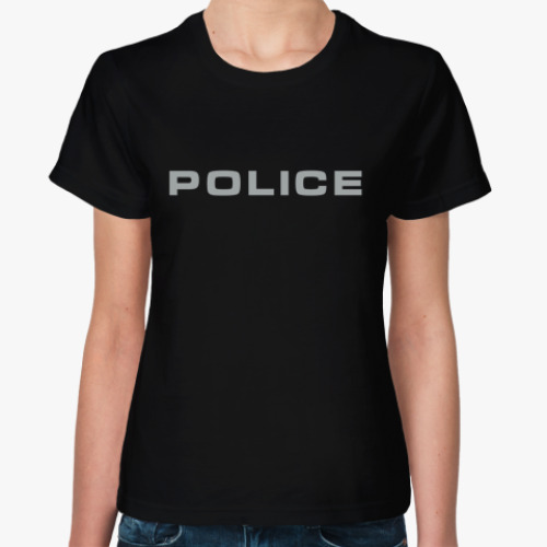 Женская футболка с принтом  POLICE