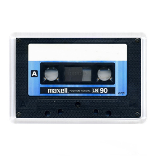 Магнит с принтом  Кассета Maxell LN90