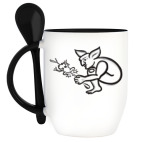 Кружка с ложкой