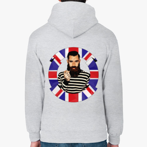 Толстовка худи с принтом Ricki Sam Hall