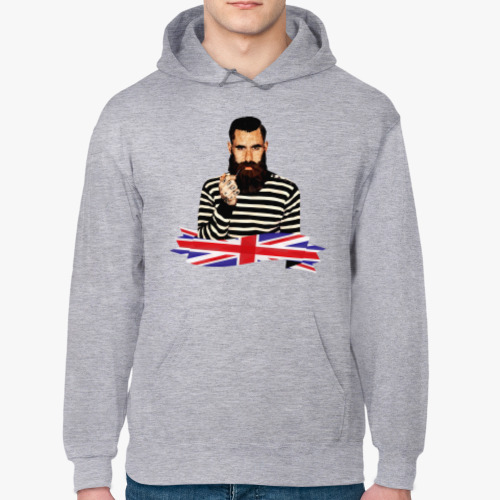 Толстовка худи с принтом Ricki Sam Hall