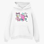 Толстовка худи оверсайз