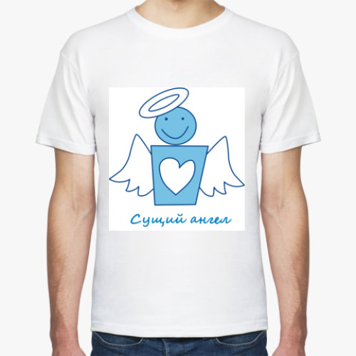 Футболка с принтом Сущий Ангел