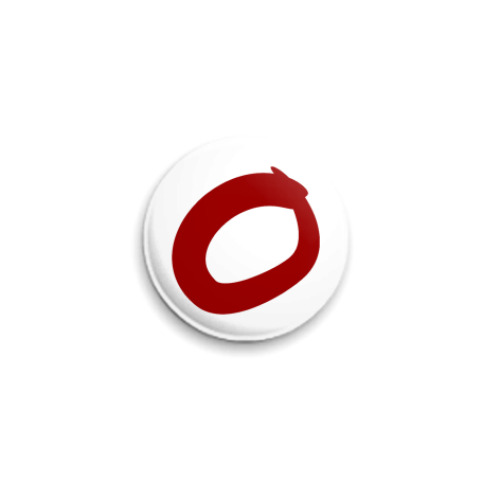 Значок 25мм с принтом Нолик