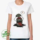 Женская футболка органик