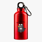 Металлическая бутылка 400 мл UV-DTF