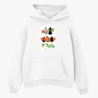 Толстовка худи оверсайз