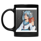 Кружка цветная UV-DTF