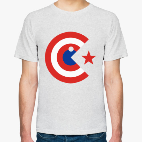 Футболка с принтом USA Pacman