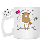 Кружка с футбольным мячиком